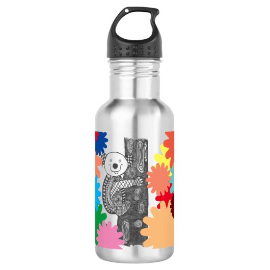 metalen waterfles (Voorkant)