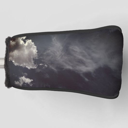 Metalen wolken golfheadcover (Voorkant)