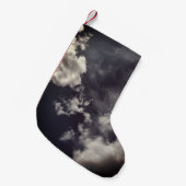 Metalen wolken kleine kerstsok (Voorkant (Hangend))