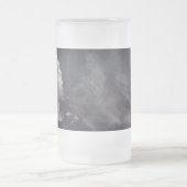 Metalen wolken matglas bierpul (Center)