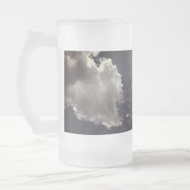 Metalen wolken matglas bierpul