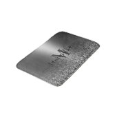 Metalen zilveren glitter badmat (Gekanteld)