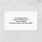 metalen zuigers | Automatische services | koolstof Visitekaartje (Achterkant)