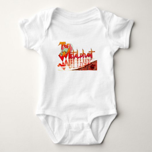 Metalfant Baby Bodysuit (Voorkant)
