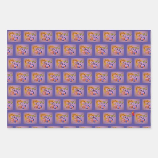 Metalfant Birthday Wrapping Paper Sheet Set 3 (Voorkant 3)