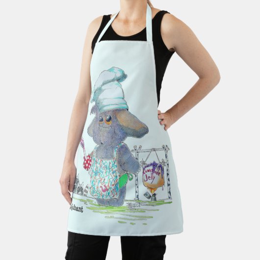 Metalfant Chef All Over Print Apron Schort (Insitu)