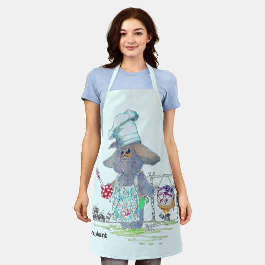 Metalfant Chef All Over Print Apron Schort (Gedragen)