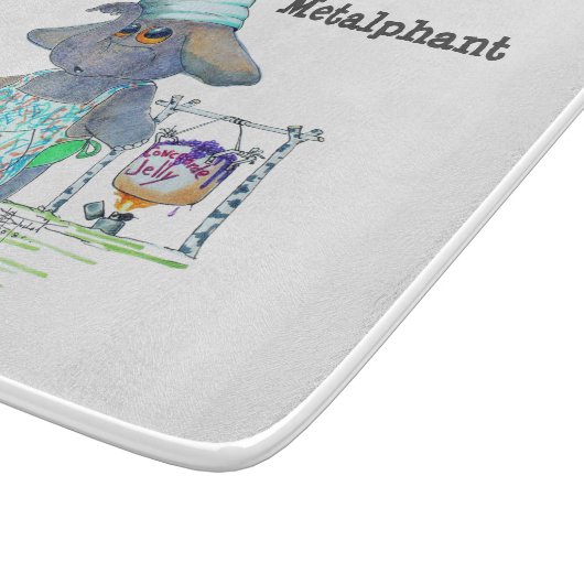 Metalfant Chef Glass Cutting Board van verschillen Snijplank (Hoek)