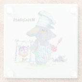 Metalfant Chef Glass Onderzetter Glazen Onderzetter (Achterkant)