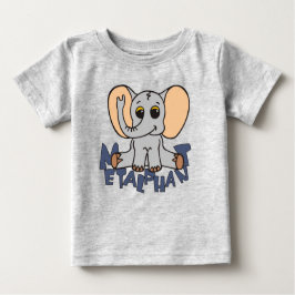 Metalfant Elephant Baby T-Shirt