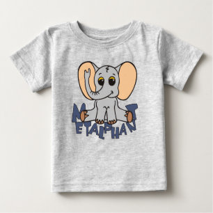 Metalfant Elephant Baby T-Shirt