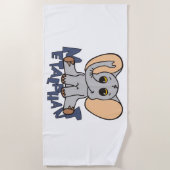 Metalfant Elephant Beach Towel Strandlaken (Voorkant)