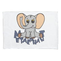 Metalfant Elephant Pillow Hoesje