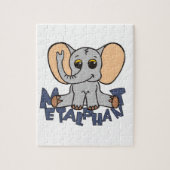 Metalfant Elephant Puzzle - 1 afbeelding Legpuzzel (Verticaal)