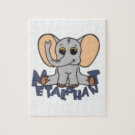 Metalfant Elephant Puzzle - 1 afbeelding Legpuzzel