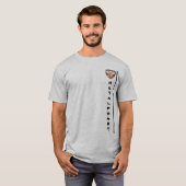 Metalfant Emblem Adult T-Shirt - Grijs - tweezijdi (Voorkant volledig)