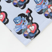 Metalfant Heart Guitar (meerdere afbeeldingen) Fleece Deken (Hoek)