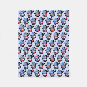 Metalfant Heart Guitar (meerdere afbeeldingen) Fleece Deken