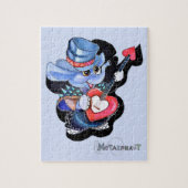 Metalfant Heart Guitar Puzzle Legpuzzel (Verticaal)