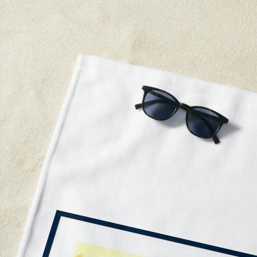 Metalfant keukendoek - één afbeelding strandlaken (In situ)