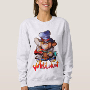 Metalfant met gitaar Women's Sweatshirt