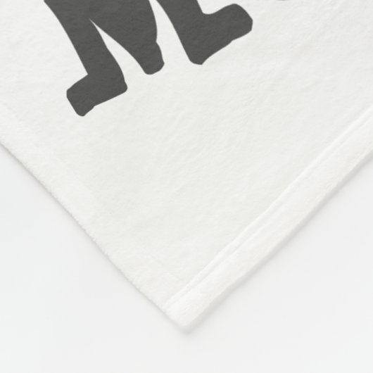 Metalfant met Guitar Fleece Blanket (Hoek)