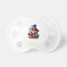 Metalfant met Guitar Pacifier Speen