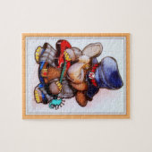 Metalfant met Guitar Puzzle - één afbeelding Legpuzzel (Horizontaal)