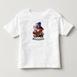 Metalfant met Guitar Toddler T-Shirt
