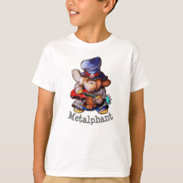 Metalfant met T-Shirt van het Kind van Guitar