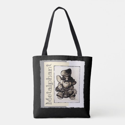 Metalfant Metaal Tas of Cross-body Bag (Achterkant)