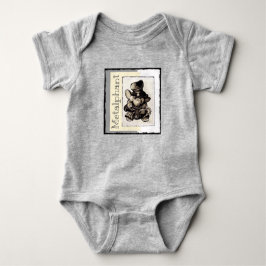 Metalfant Metal Baby Bodysuit - grijs