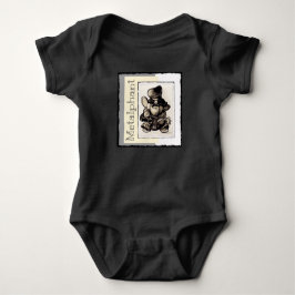 Metalfant Metal Baby Bodysuit - zwart