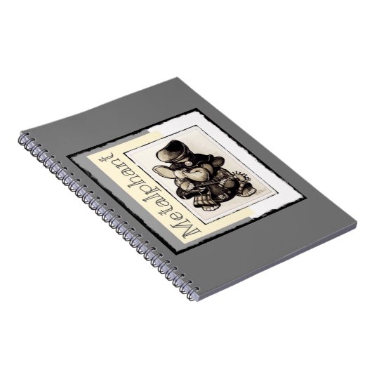 Metalfant Metal Spiral notebook - klein Notitieboek (Rechterzijde)