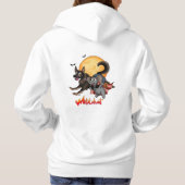 Metalfant MetalVrienden Vrouwenhoed Hoodie (Achterkant)