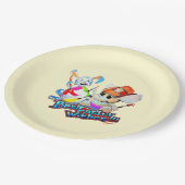 Metalfant paaspapier Bord (geel) (Gekanteld)