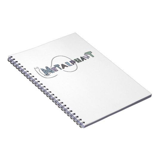 Metalfant pasta-spiral notebook - klein notitieboek (Rechterzijde)