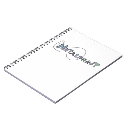 Metalfant pasta-spiral notebook - klein notitieboek (Linkerzijde)