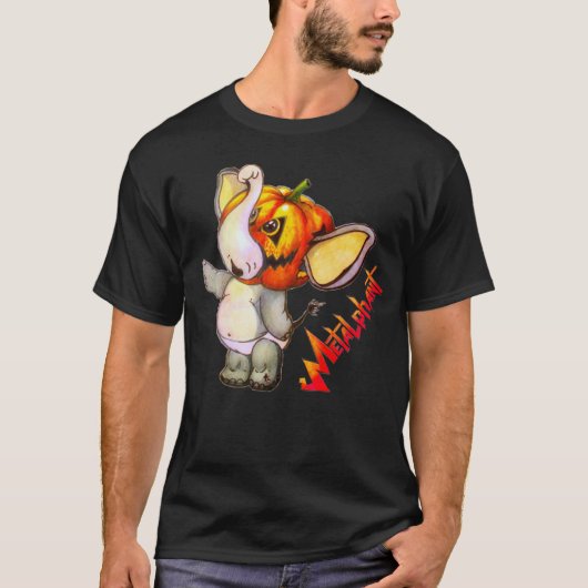 Metalfant Pumpkin Adult T-Shirt (Voorkant)