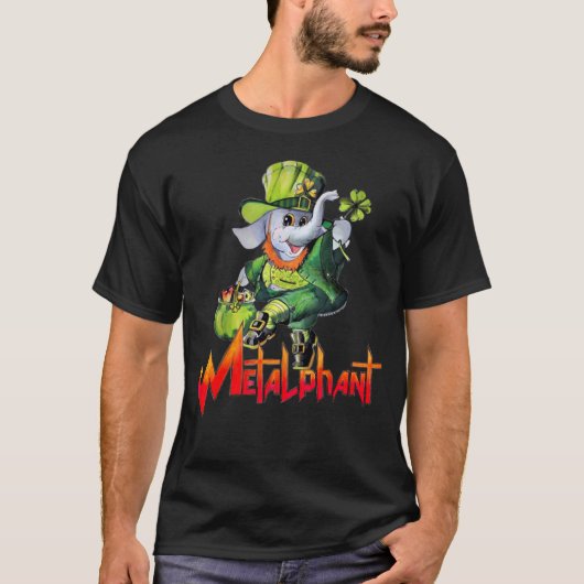Metalfant St. Phantrick Adult (donkere kleuren) T-shirt (Voorkant)