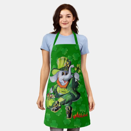 Metalfant St. Phantrick All Over Print Apron Schort (Gedragen)
