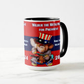 Metalfant voor President 2024 Mok (Voorkant rechts)