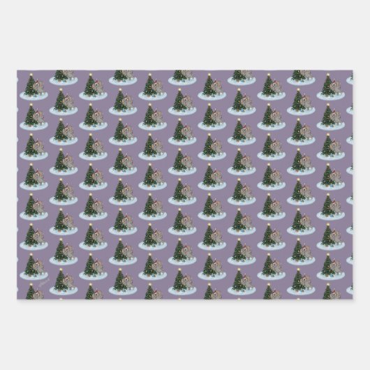 Metalfant Wilbur in lichte papiervellen met onmidd Inpakpapier Vel (Voorkant 2)