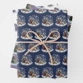 Metalfant Wilbur in lichte papiervellen met onmidd Inpakpapier Vel (In situ)