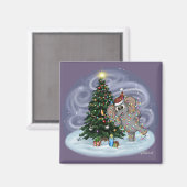 Metalfant Wilbur in Lights Magnet (Voorkant / Achterkant)