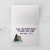 Metalfant Wilbur in Liight Holiday Card Kaart (Binnen)