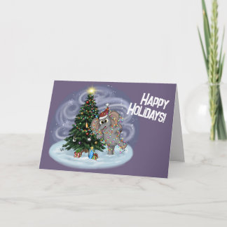 Metalfant Wilbur in Liight Holiday Card Kaart