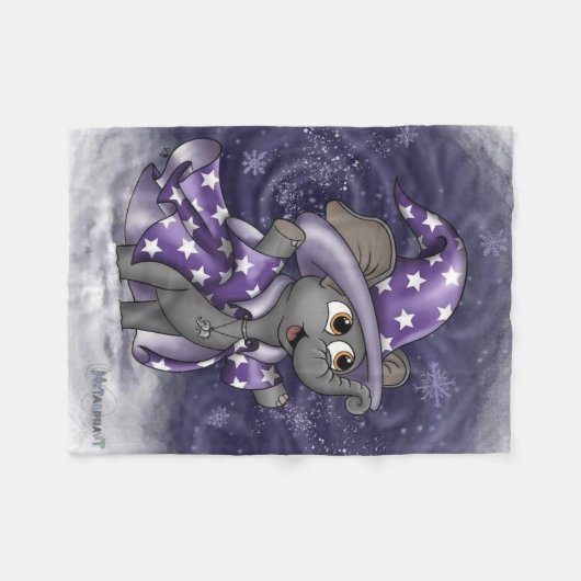 Metalfant Wilbur in Winter Fleece Blanket (Voorkant (Horizontaal))