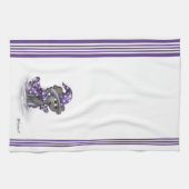 Metalfant Wilbur in Winter Kitchen Towel Theedoek (Horizontaal)