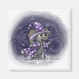 Metalfant Wilbur in Winter Magnet